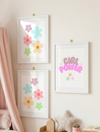Girl Power Set of 3 Nursery Prints