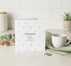 Finally Congratulations card for engagement or wedding