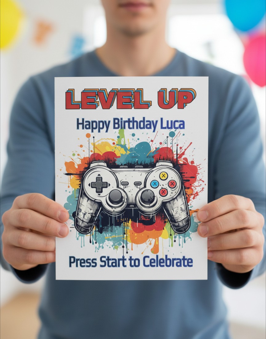 Level Up Gaming Card