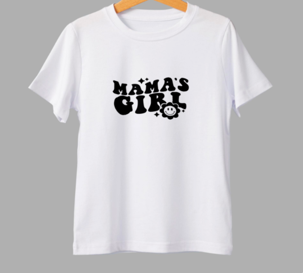 Mama’s Girl HTV Decal | Retro Iron-On Vinyl Transfer – 3 Sizes