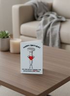 Funny Dad Birthday Card – “Nailing This Whole Bonus Dad Thing”