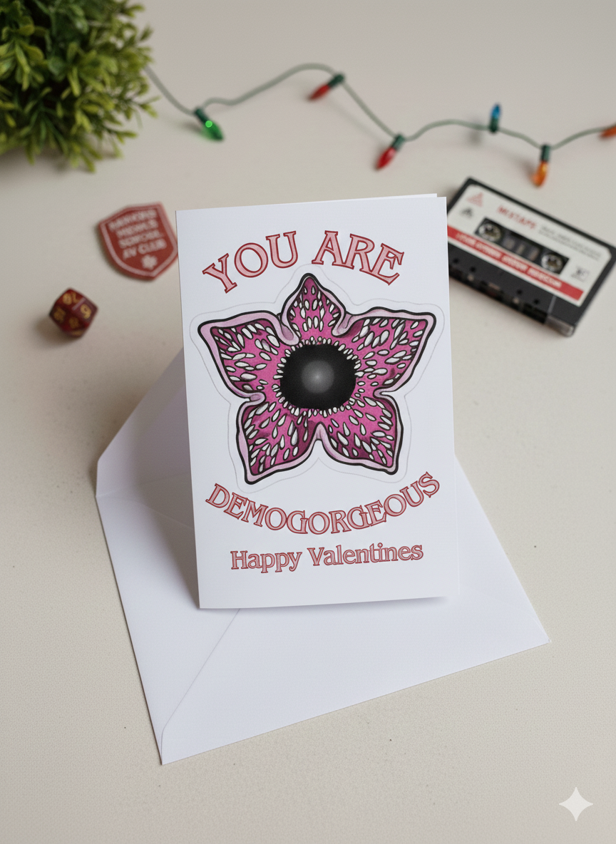 Funny Monster Valentine’s Card – You Are Monstrously Gorgeous