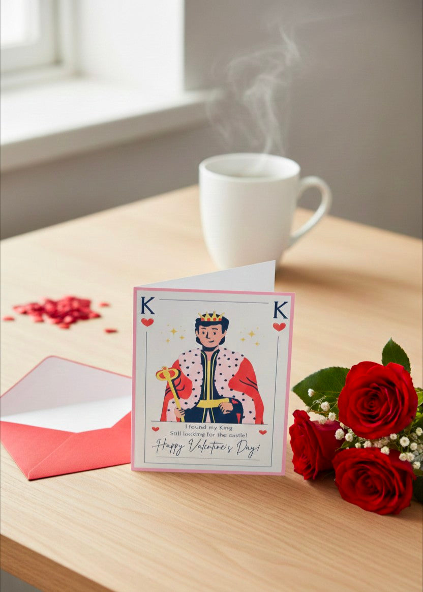 Valentine’s Day Card – I Found My King
