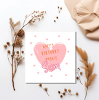 Personalised Auntie Birthday Card