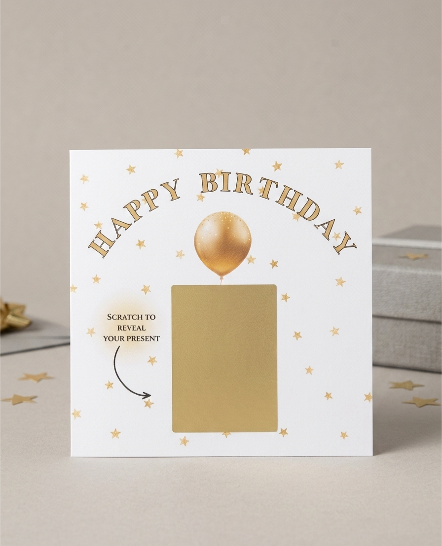 Happy Birthday Rude Scratch Card