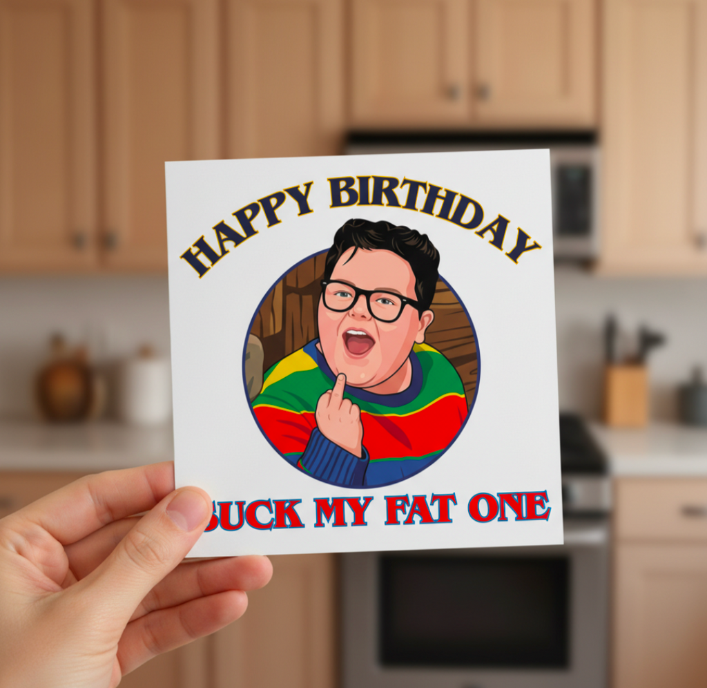 Stranger Things Derek Birthday Card