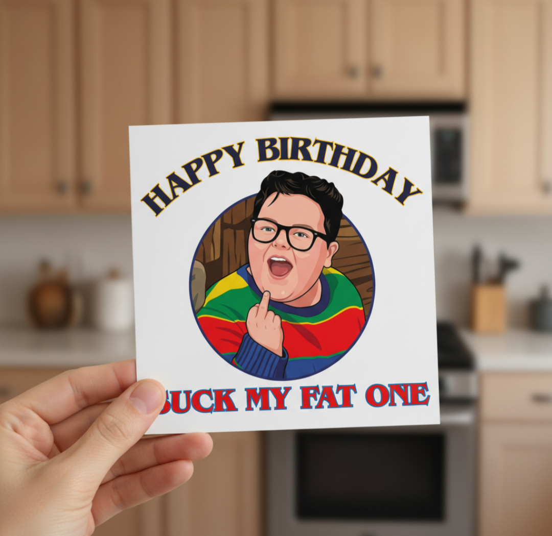 Stranger Things Derek Birthday Card