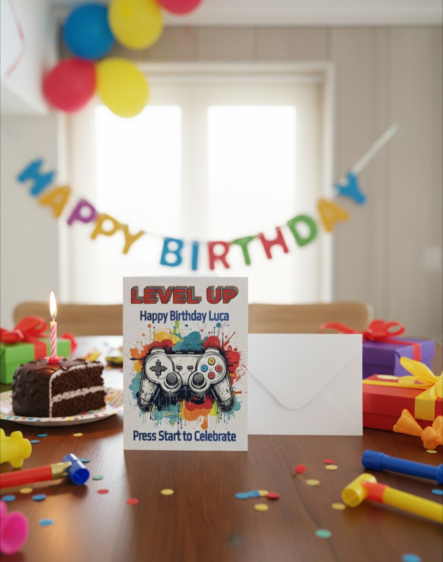 Level Up Gaming Card