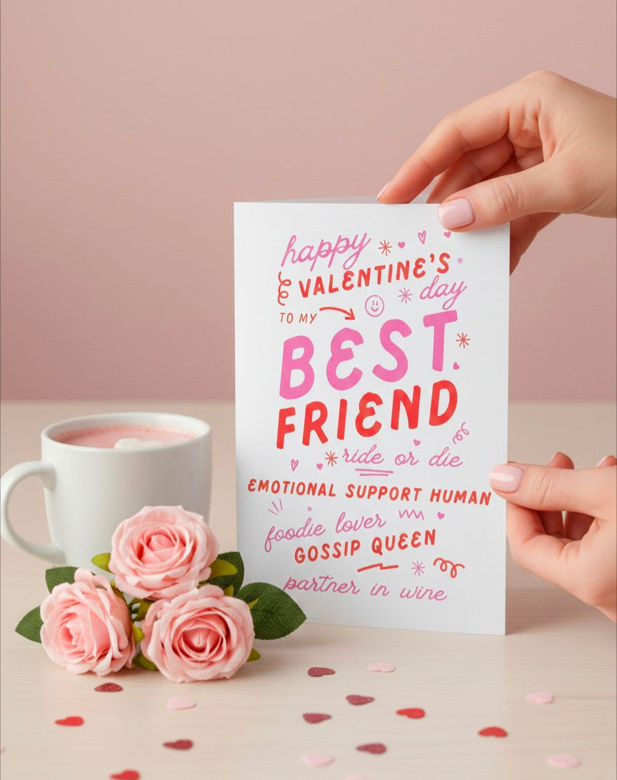 Best Friend Valentine’s Card