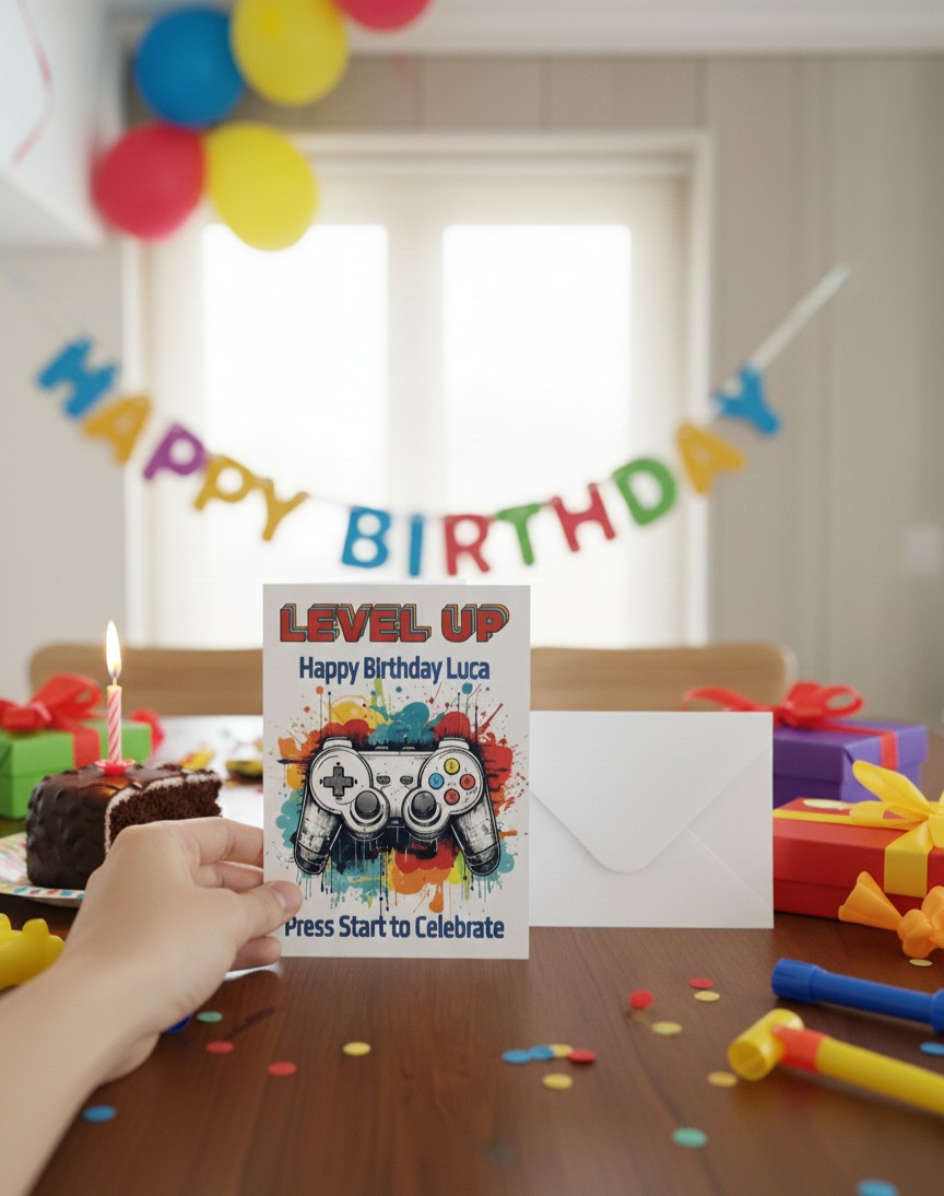 Level Up Gaming Card