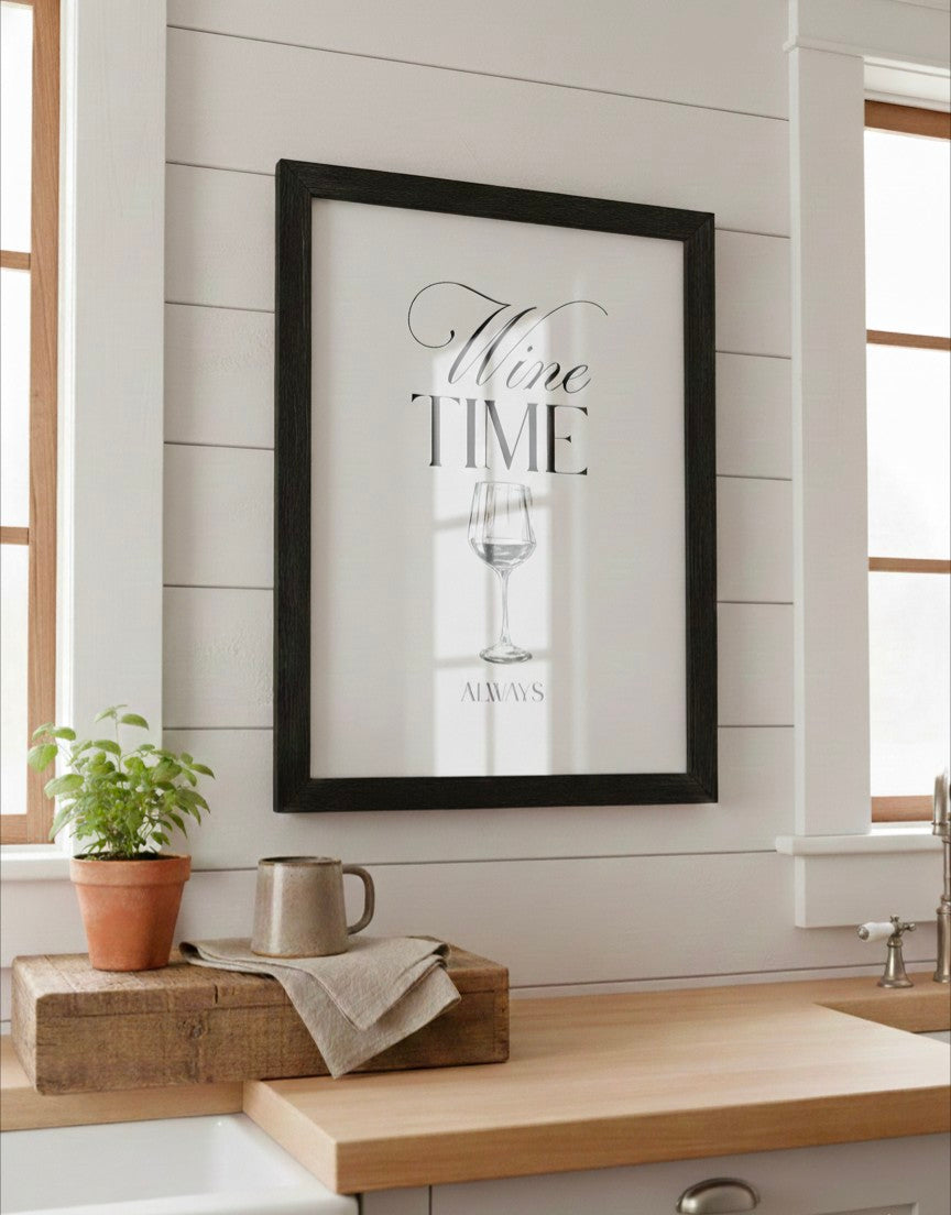 Wine Time, Always Print