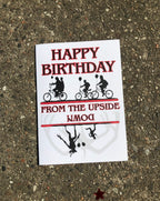 Funny Birthday Day Card From the Upside Down