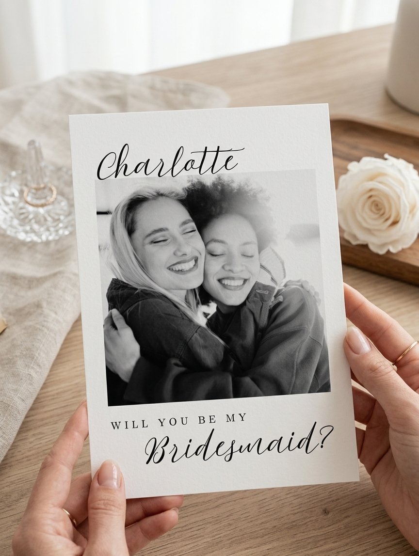 Personalised Bridesmaid Proposal Card