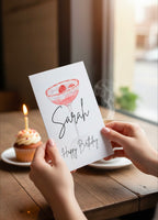 Personalised Cocktail Birthday Card