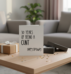 Funny 30th Birthday Card – Square Milestone Card