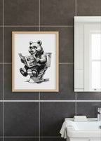 Bear Necessities Bathroom Print