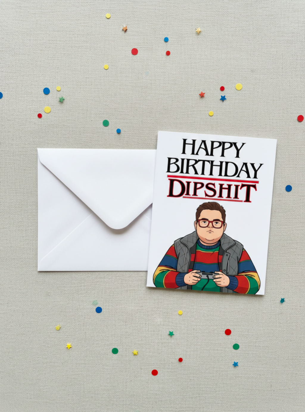 Stranger Things Derek Happy Birthday Card