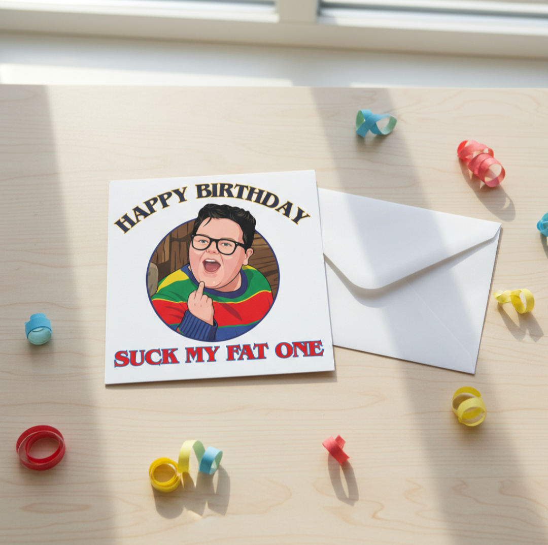 Stranger Things Derek Birthday Card
