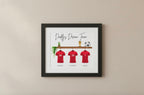 Daddys Dream Team Football Shirt Family Print