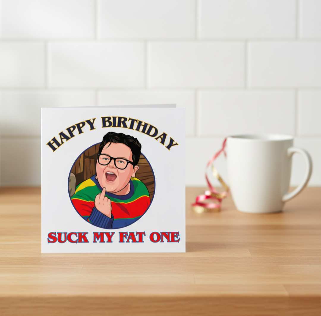 Stranger Things Derek Birthday Card
