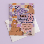 It's a Capy Birthday - Personalised Party Invitations