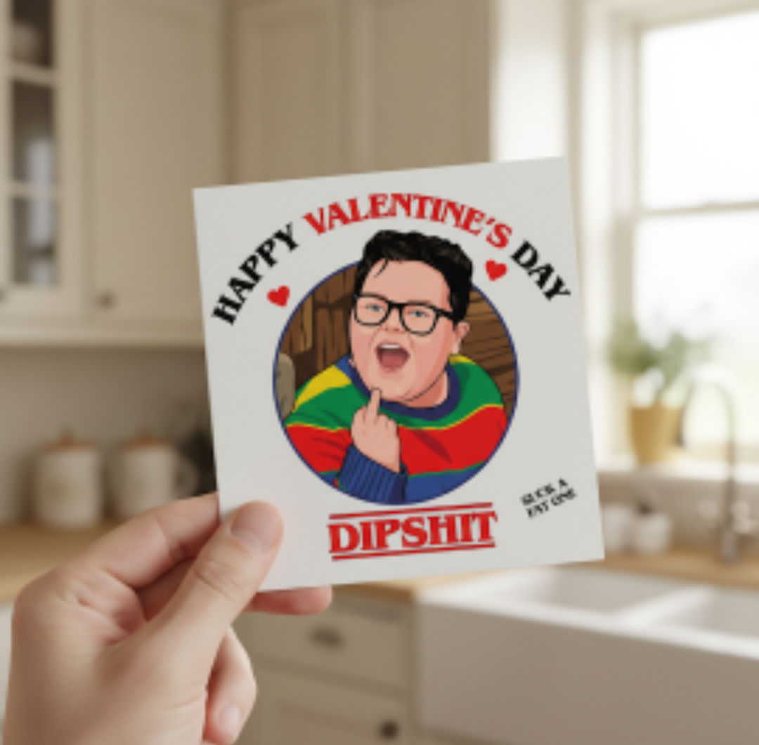Stranger Things Derek Valentine’s Card
