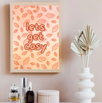 Let’s Get Cosy Print – Autumn Wall Art
