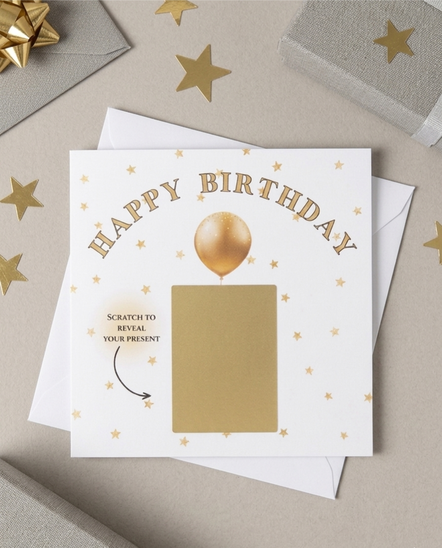 Happy Birthday Rude Scratch Card