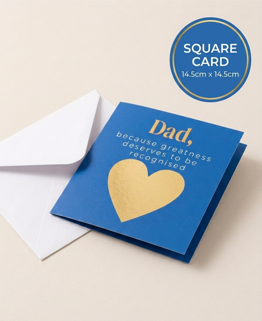 No 1 Dad Scratch Card - Fathers Day/Birthday