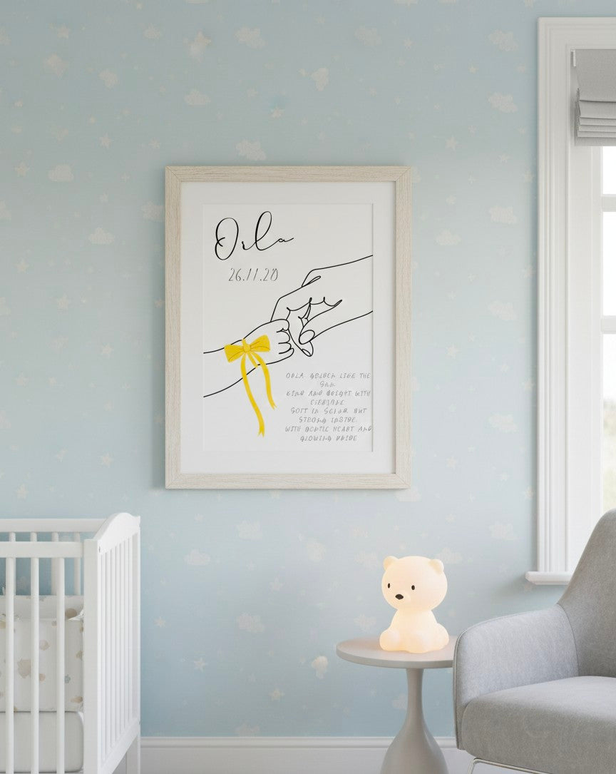 Personalised Name Meaning Poem Print