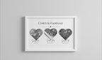 Said HI, Said Yes, Said I Do Personalised Map Print