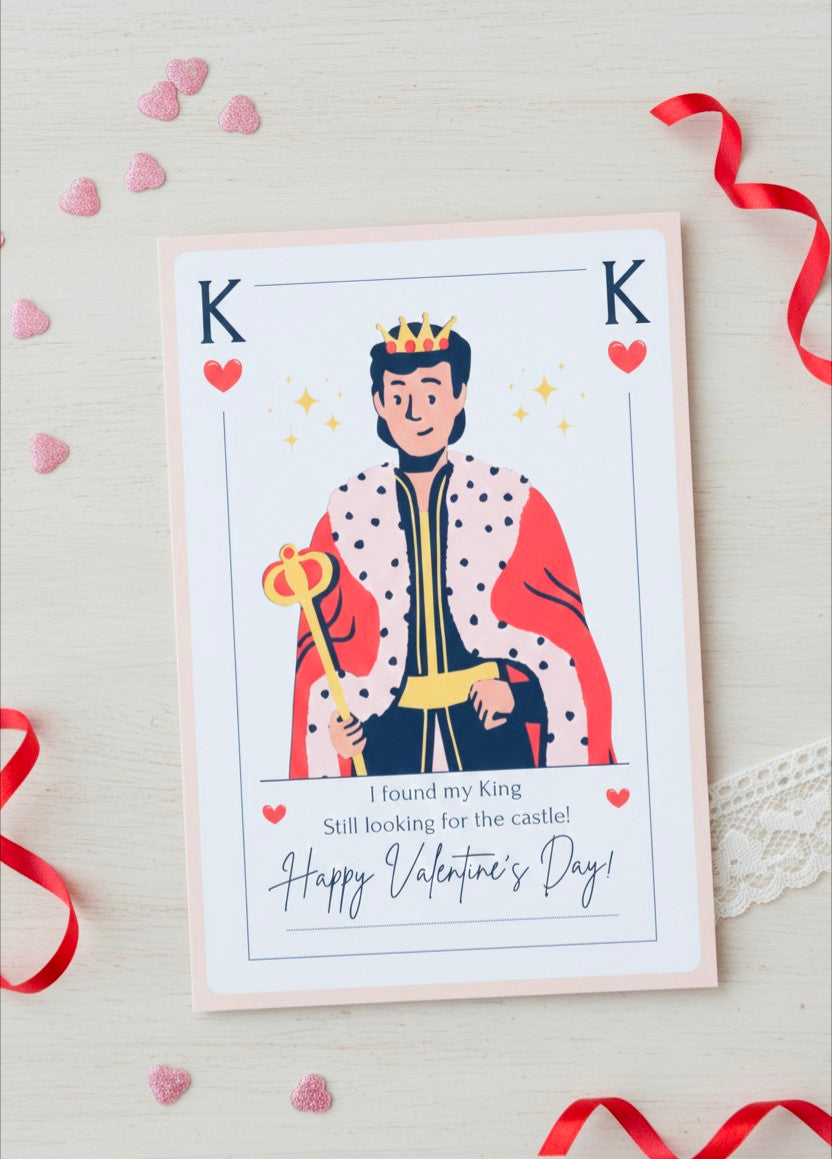 Valentine’s Day Card – I Found My King