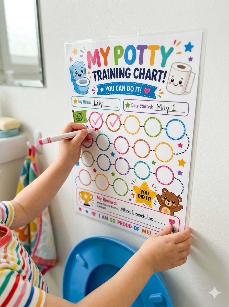 My Potty To Toilet Training Chart