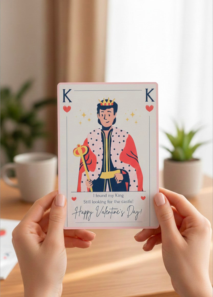 Valentine’s Day Card – I Found My King
