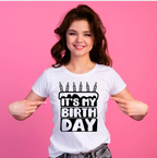 It’s My Birthday HTV Decal | Iron-On Vinyl Transfer – 3 Sizes