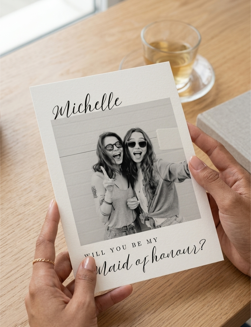 Personalised Bridesmaid Proposal Card
