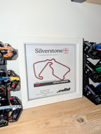 3D Printed Race Track Frame with Stats