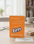 Live For A Trip To B&M - Birthday Card