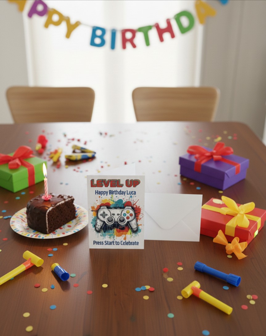 Level Up Gaming Card