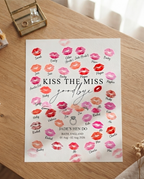 Personalised Kiss the Miss Goodbye Hen Do Print