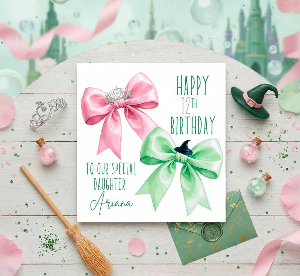 Personalised Wicked Inspired Birthday Card