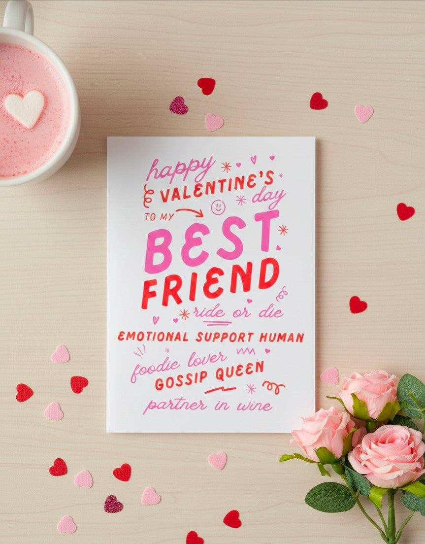 Best Friend Valentine’s Card