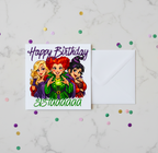 Happy Birthday Sistaaa Witchy Card