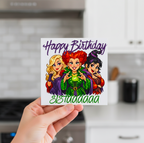 Happy Birthday Sistaaa Witchy Card