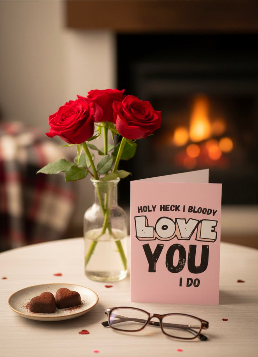 Valentine’s Day Card – Holy Heck I Bloody Love You, I Do