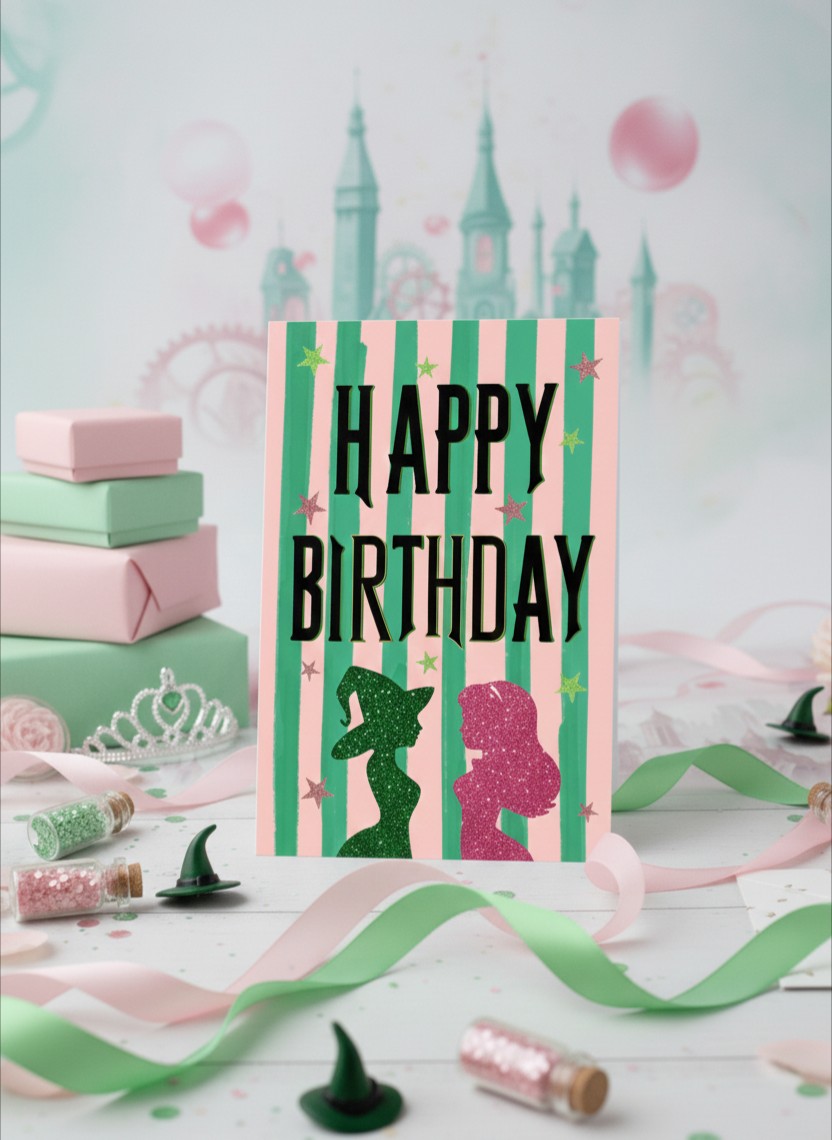 Musical-Inspired Happy Birthday Card