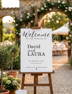 Personalised Wedding Welcome Sign