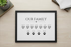 Our Family Personalised Print