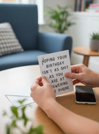 Answering The Phone Birthday Card