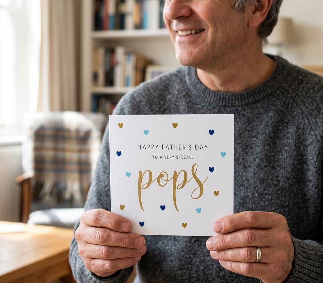 Personalised Father’s Day Card – Pops, Dad, Daddy, Grandad